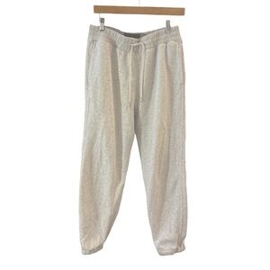 Abercrombie & Fitch Men's Light Gray Drawstring Pockets Sweatpants Small